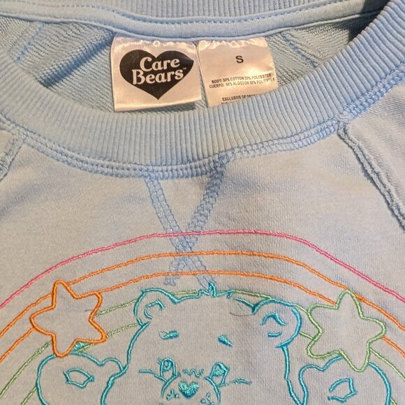 Pastel Blue Care Bears Sweater S - Picture 3 of 7